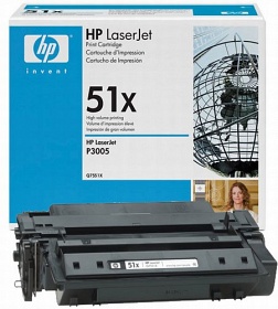 Картридж все-в-одном черный для HP LJ P3005/M3035mfp/M3027mfp (Q7551X, Print cartridge Hewlett Packard)