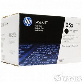 Картридж все-в-одном черный CE505XD (двойная упаковка) для НР LaserJet P2055/P2035 (CE505XD, Print cartridge Hewlett Packard)